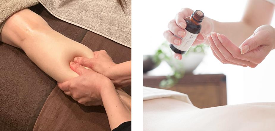 リンパマッサージ